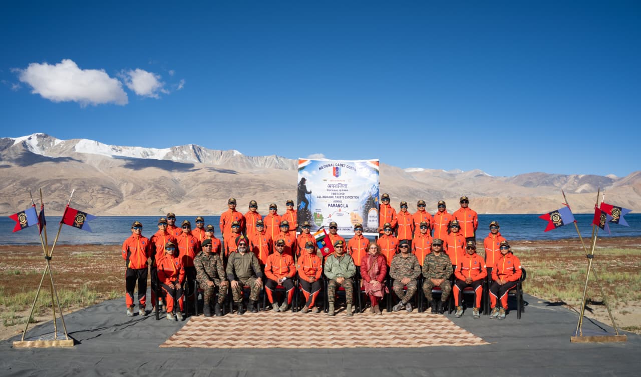 20 NCC Girl Cadets successfully complete ‘Aparajita–Parang La 2026’ High-Altitude Trek