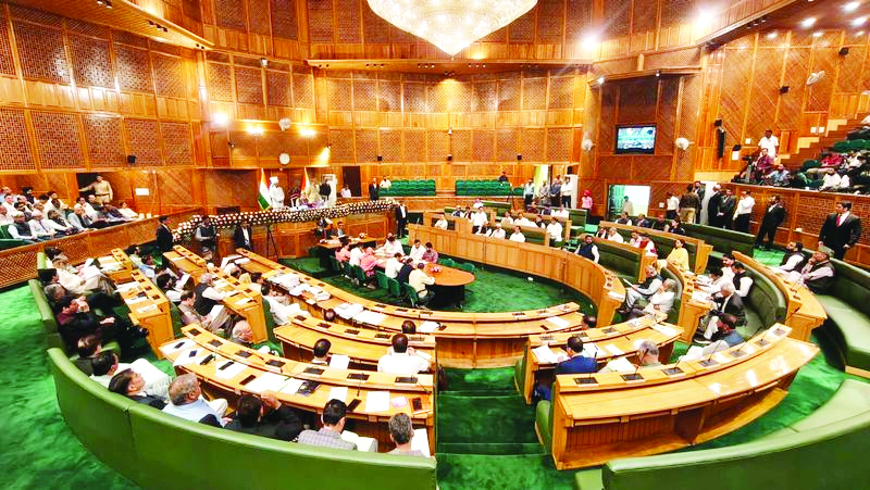 J&K Assembly adjourned till Tomorrow amid Ruckus J&K Assembly adjourned till Tomorrow amid Ruckus