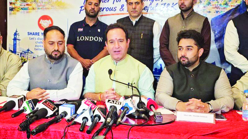 LoP Sunil Sharma calls for dissolution of J&K Assembly
