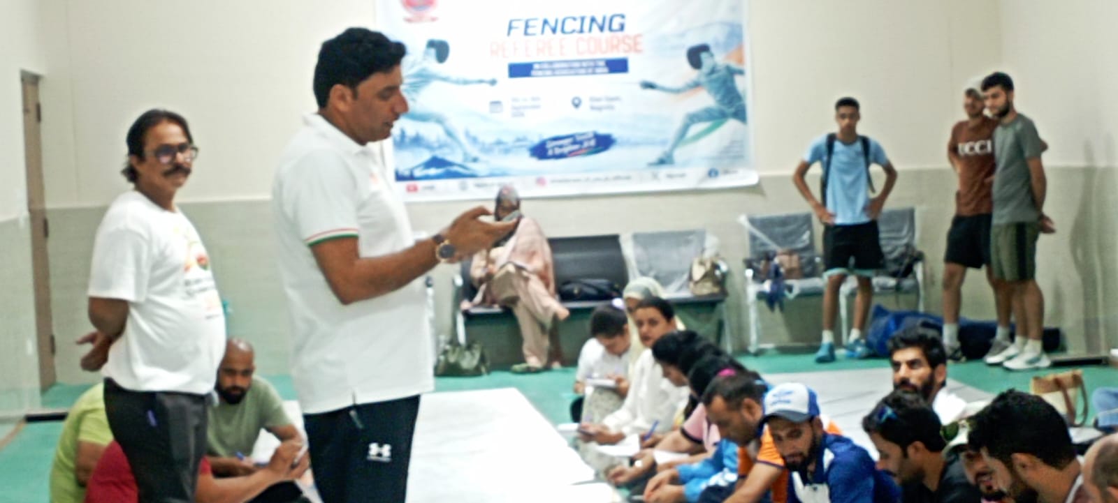 Capacity Building Programme for fencing referees continues at Khel Gaon Nagrota