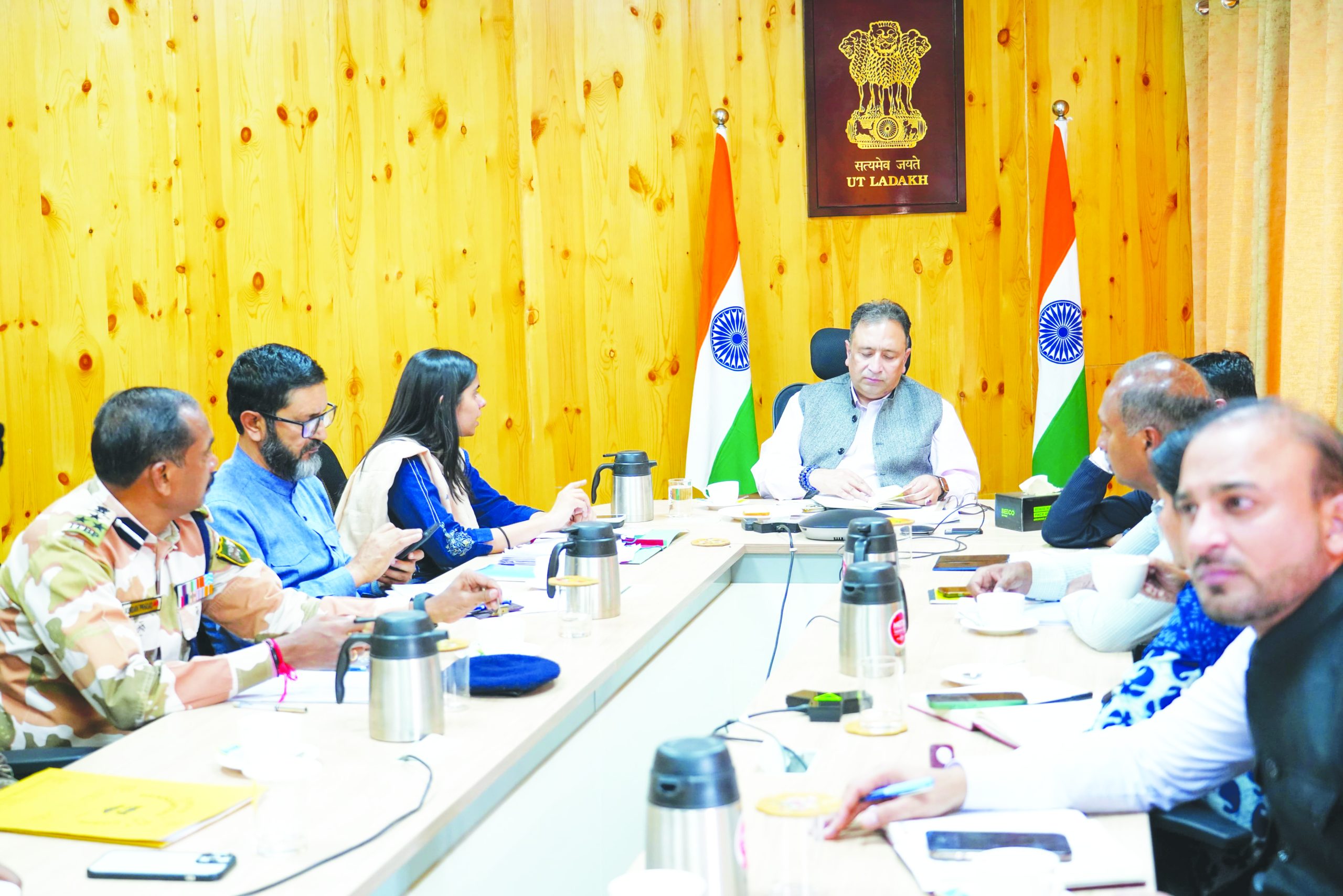 Chief Secretary reviews progress of Vibrant Village Programme projects in Ladakh Chief Secretary reviews progress of Vibrant Village Programme projects in Ladakh