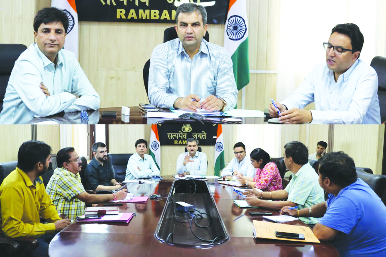 DC Ramban reviews implementation of E-Waste, Solid Waste Management measures DC Ramban reviews implementation of E-Waste, Solid Waste Management measures