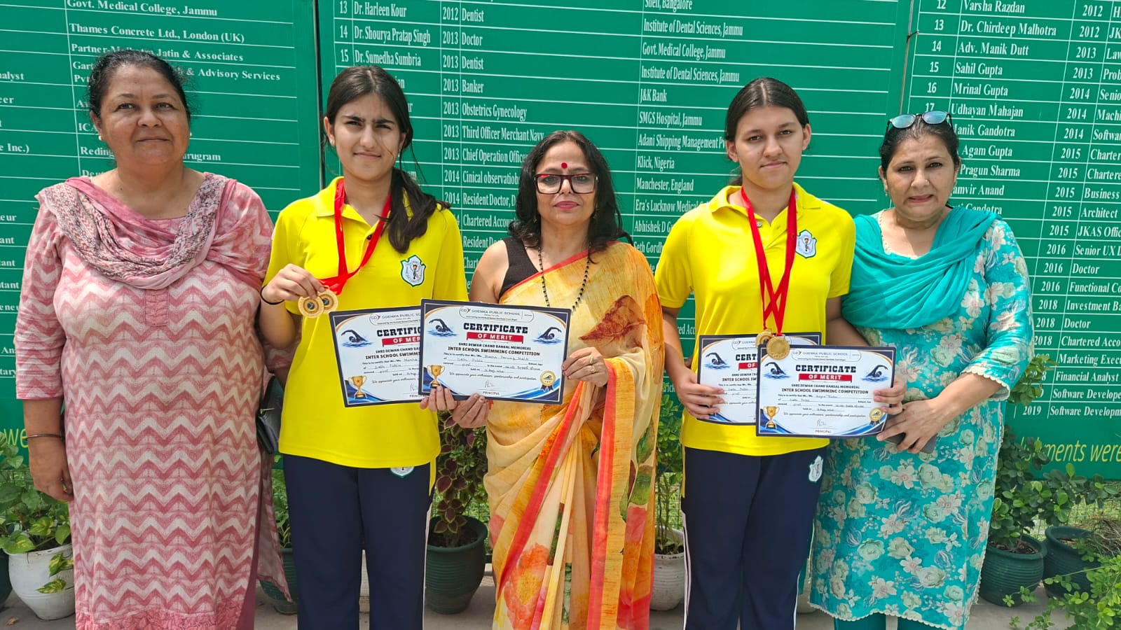 DPS Jammu swimmers win four gold medals at inter-school swimming competition DPS Jammu swimmers win four gold medals at inter-school swimming competition