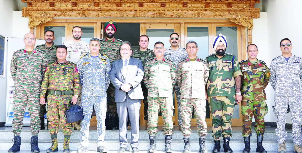 Chief Secretary interacts with National Defence College NDC-66 delegation in Leh Chief Secretary interacts with National Defence College NDC-66 delegation in Leh