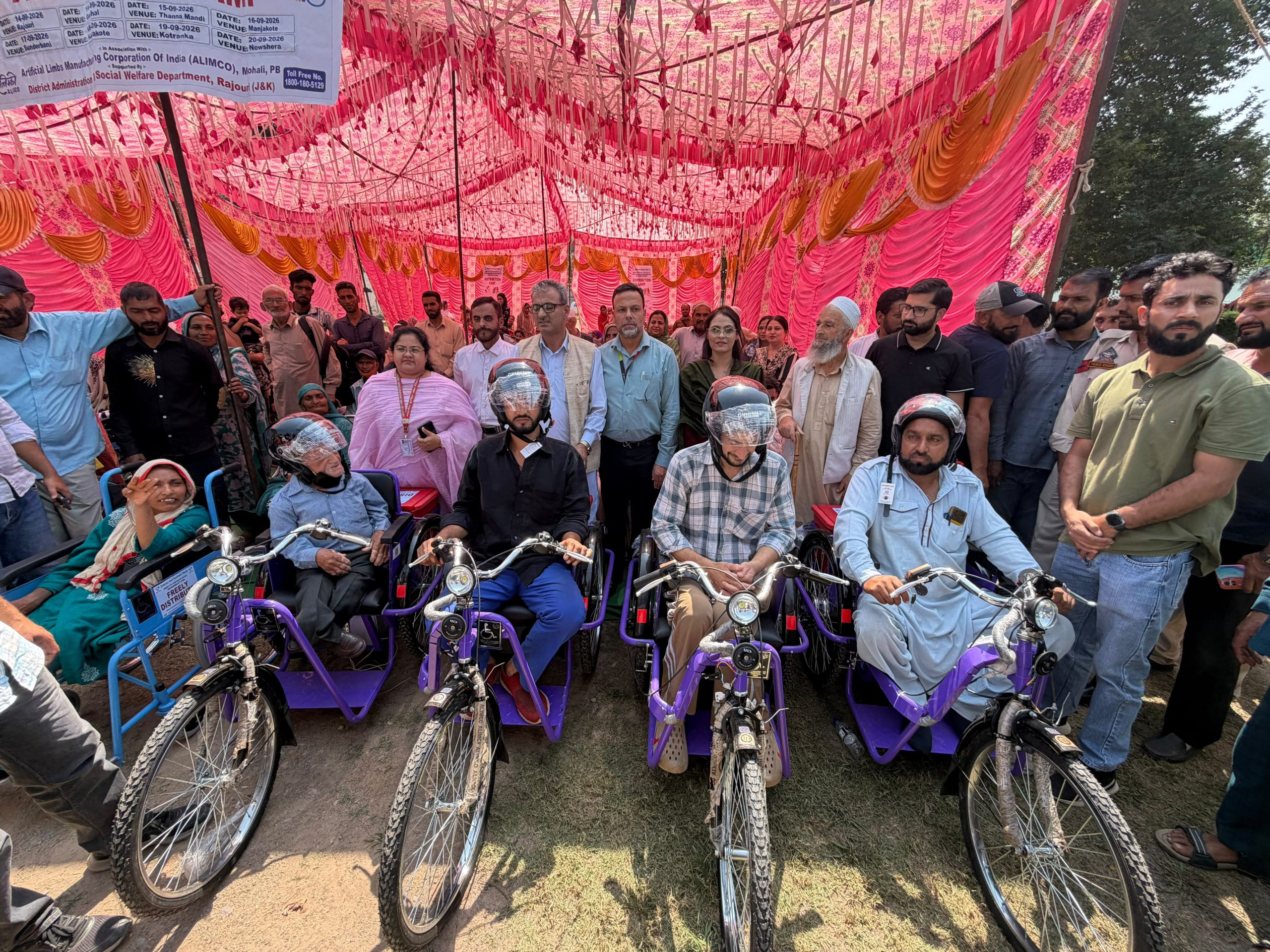 Distribution Camp provides free aids and assistive devices to 90 Divyangjans in Manjakote Distribution Camp provides free aids and assistive devices to 90 Divyangjans in Manjakote