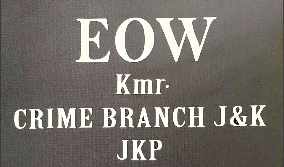 EOW Kashmir files chargesheet in land-grabbing, forgery case