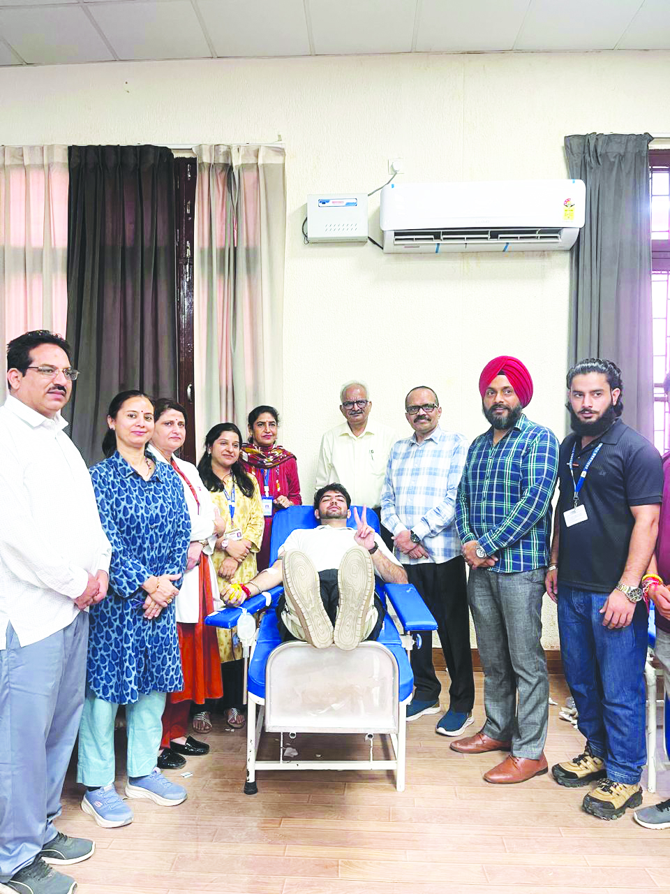 GGM Science College organises blood donation camp on NSS Day GGM Science College organises blood donation camp on NSS Day