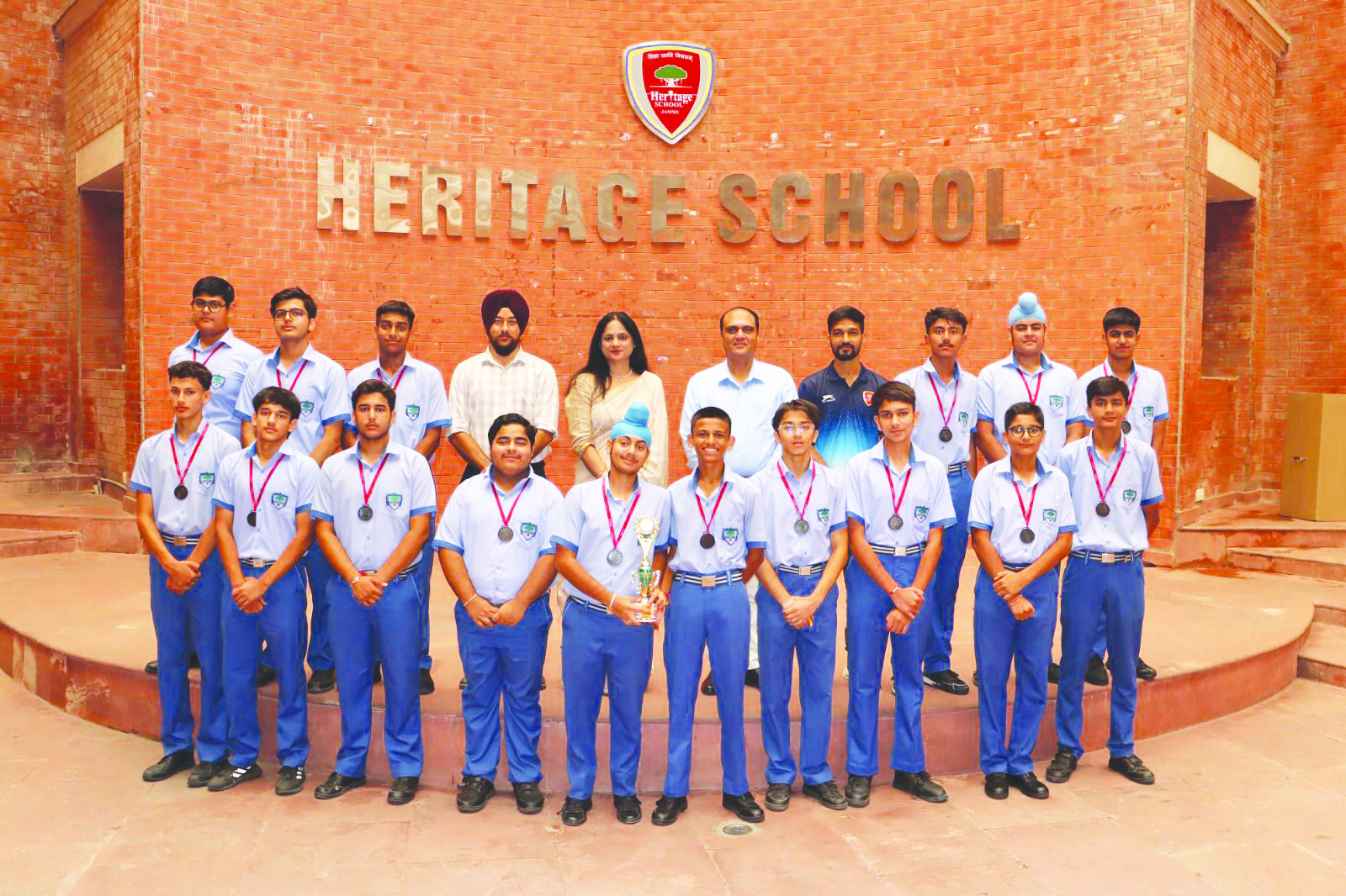 Heritage School creates history with Handball Bronze at CBSE North Zone Cluster Tournament
