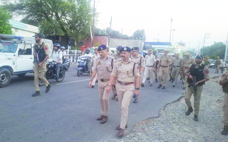 IGP Jammu leads road march to review security arrangements