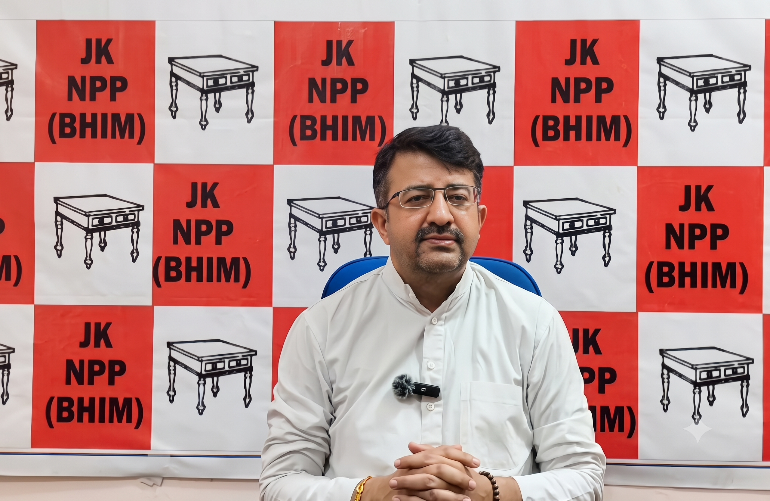 JKNPP (Bhim) condemns CM for linking Statehood Resolution with Autonomy; Warns against any move to bring back discredited special status