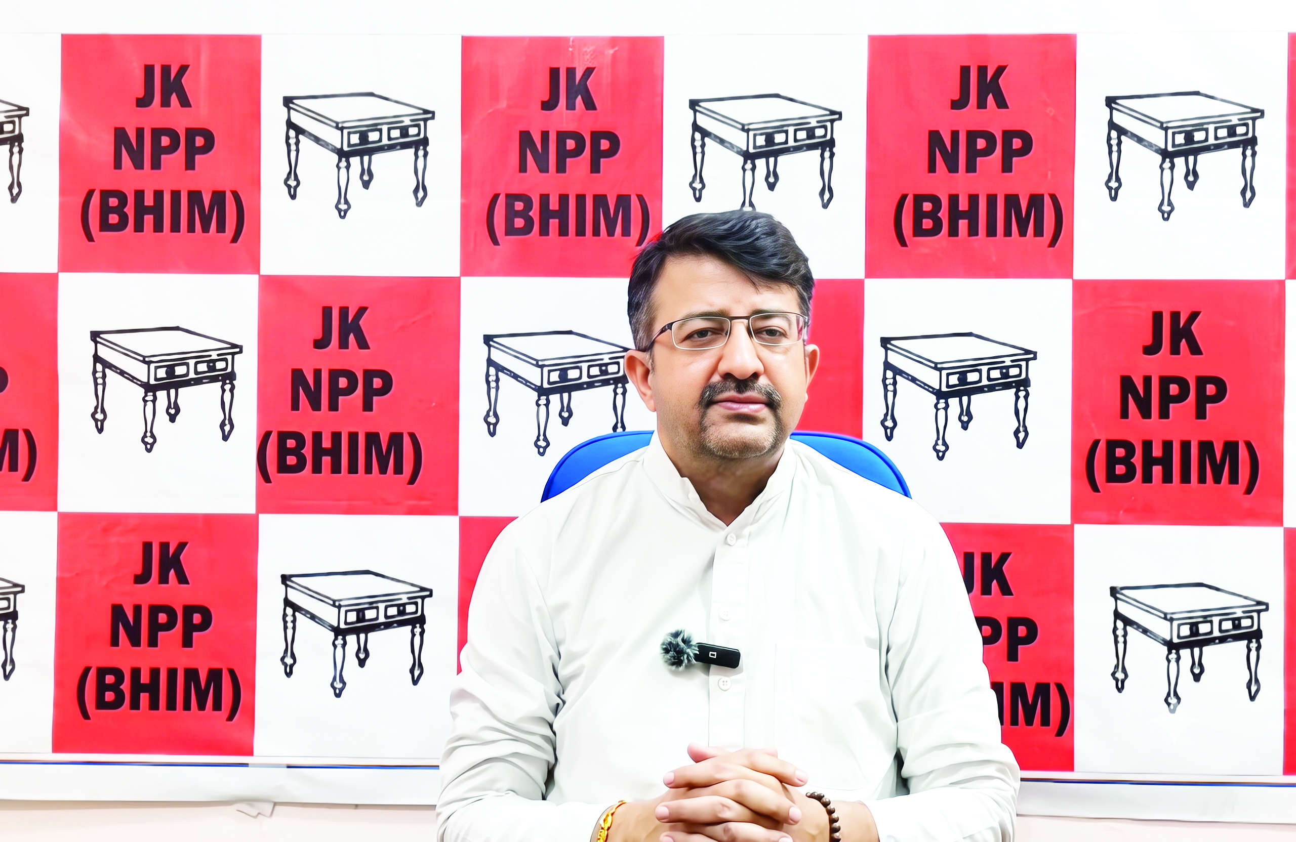 JKNPP Bhim demands uniform HRA for government employees in urban and rural areas JKNPP Bhim demands uniform HRA for government employees in urban and rural areas