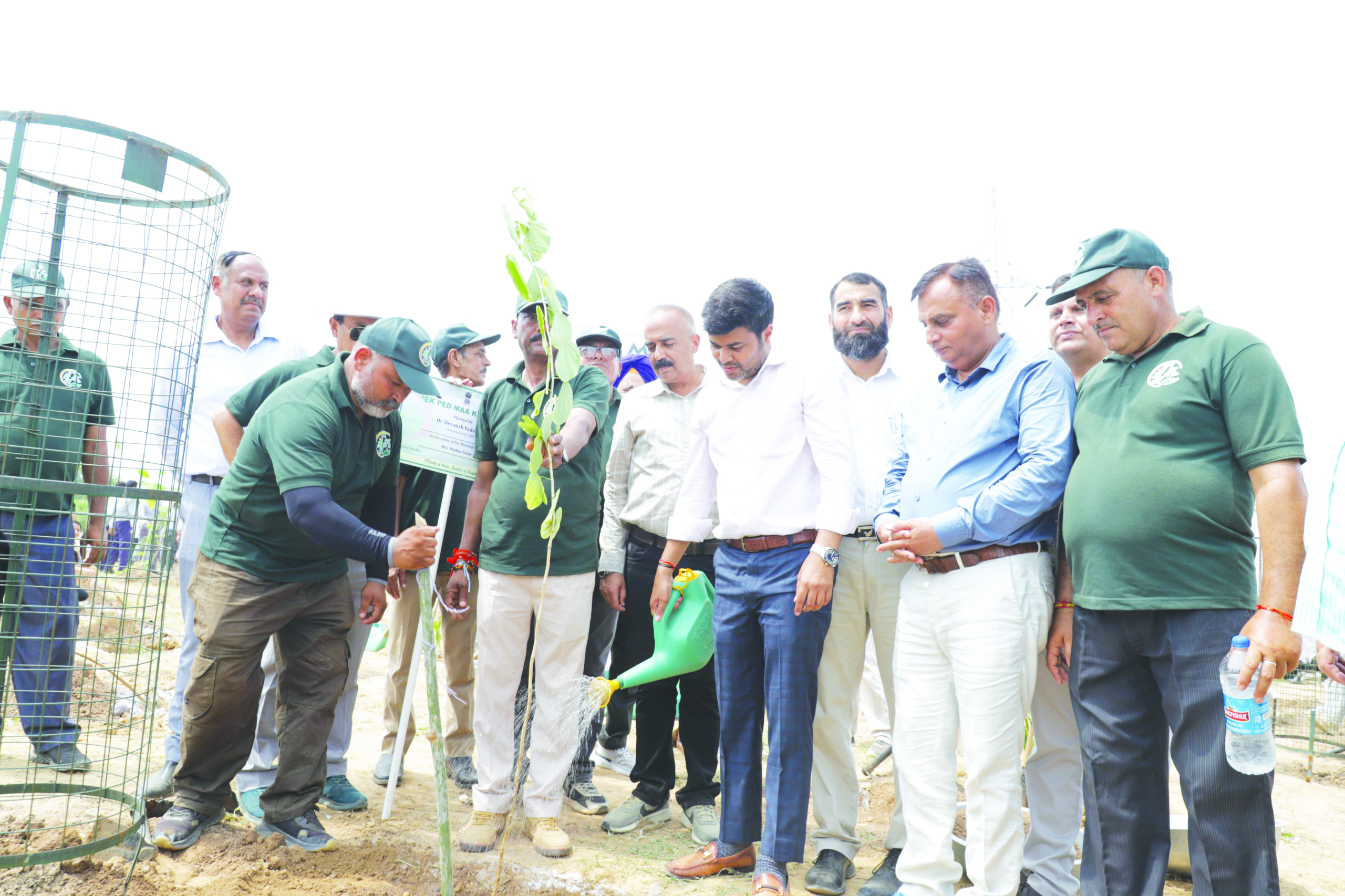 JMC launches Miyawaki Plantation Drive at Bhagwati Nagar, transforming former dumpsite into urban green space