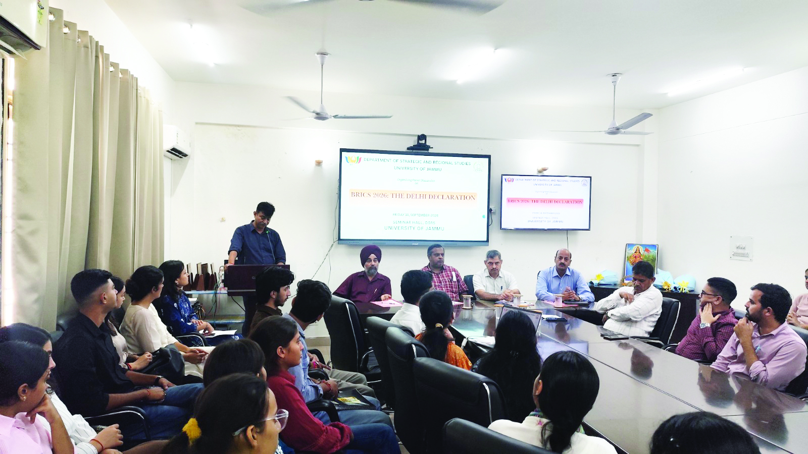 JU organises panel discussion on “BRICS 2026: The Delhi Declaration” JU organises panel discussion on “BRICS 2026: The Delhi Declaration”