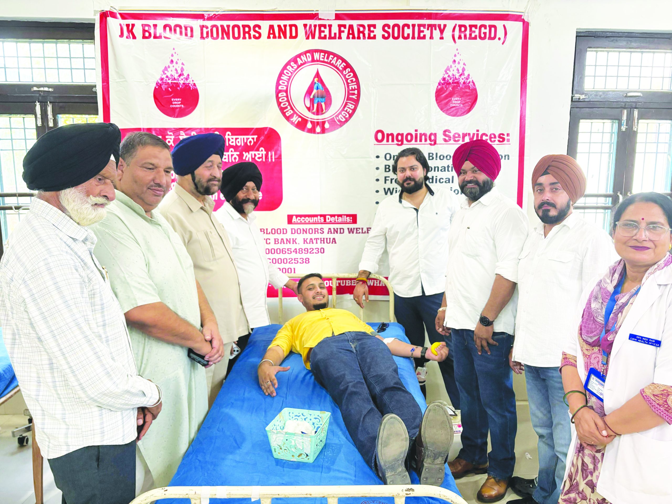 Jat youths organise Blood Donation Camp at Rathana Morh, collect 45 units Jat youths organise Blood Donation Camp at Rathana Morh, collect 45 units
