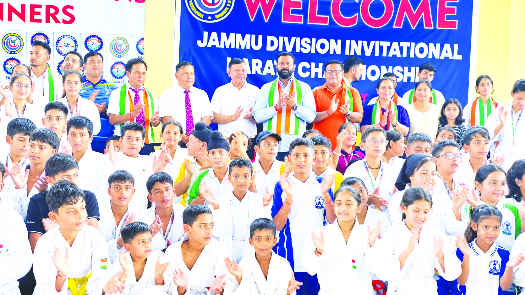 Keshav encourages youth to choose sports over drugs at Karate Championship