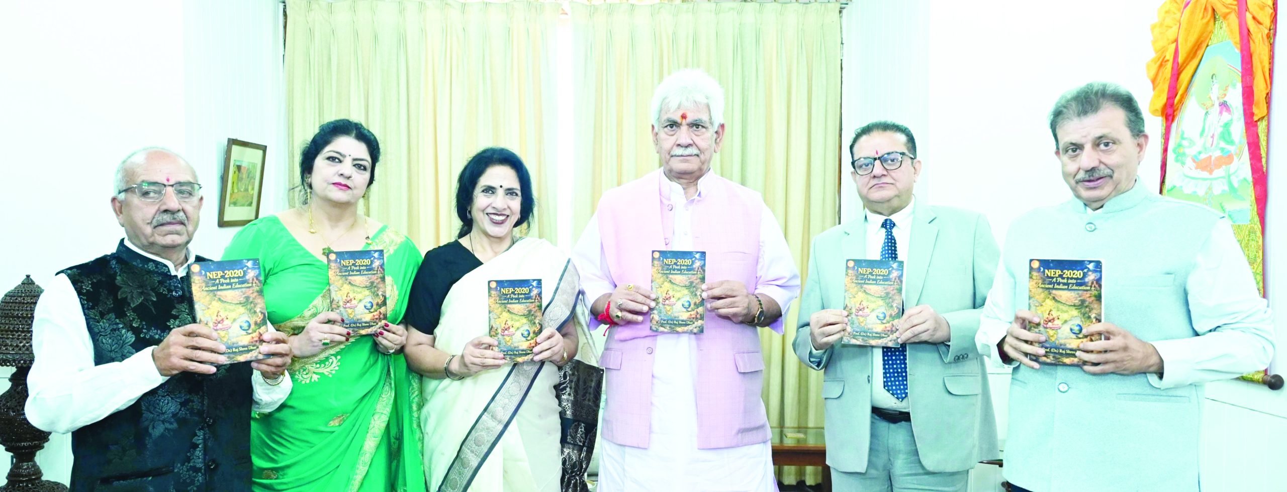 Lieutenant Governor releases book “NEP-2020: A Peek into Ancient Indian Education” Lieutenant Governor releases book “NEP-2020: A Peek into Ancient Indian Education”