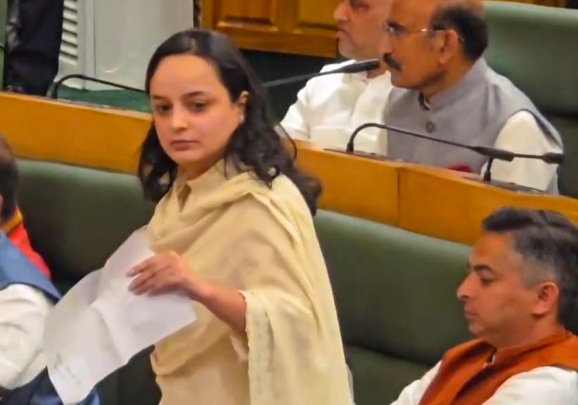 MLA Shagun Parihar raises Kuntwara Road Connectivity and Acute Water Crisis in J&K Assembly MLA Shagun Parihar raises Kuntwara Road Connectivity and Acute Water Crisis in J&K Assembly