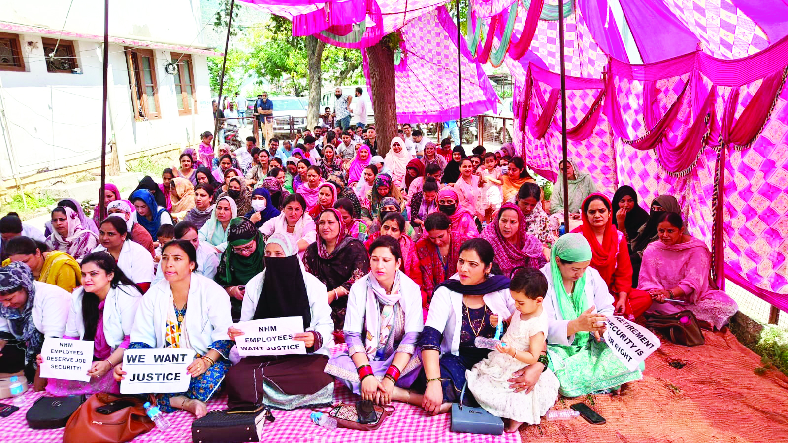 No Concrete Response from Govt, NHM Employees in Jammu Division Intensify Agitation No Concrete Response from Govt, NHM Employees in Jammu Division Intensify Agitation