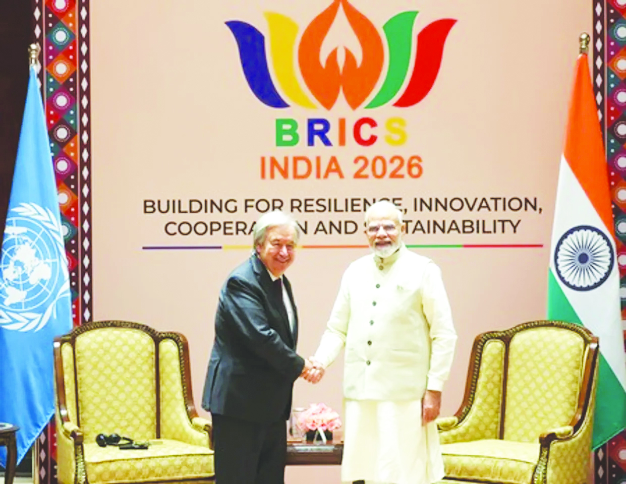 “Our World needs peace,” Says UN Chief at BRICS Summit