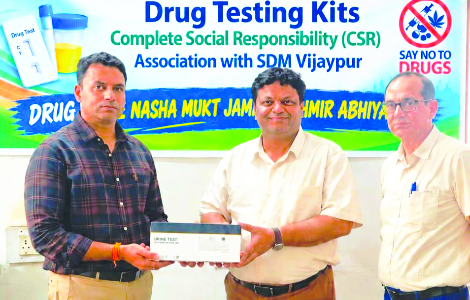 Pharose Remedies donates 1,000 drug testing kits to support anti-drug campaign