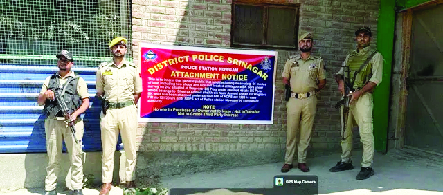 Four immovable properties worth Rs 7.11 Crore attached in Srinagar