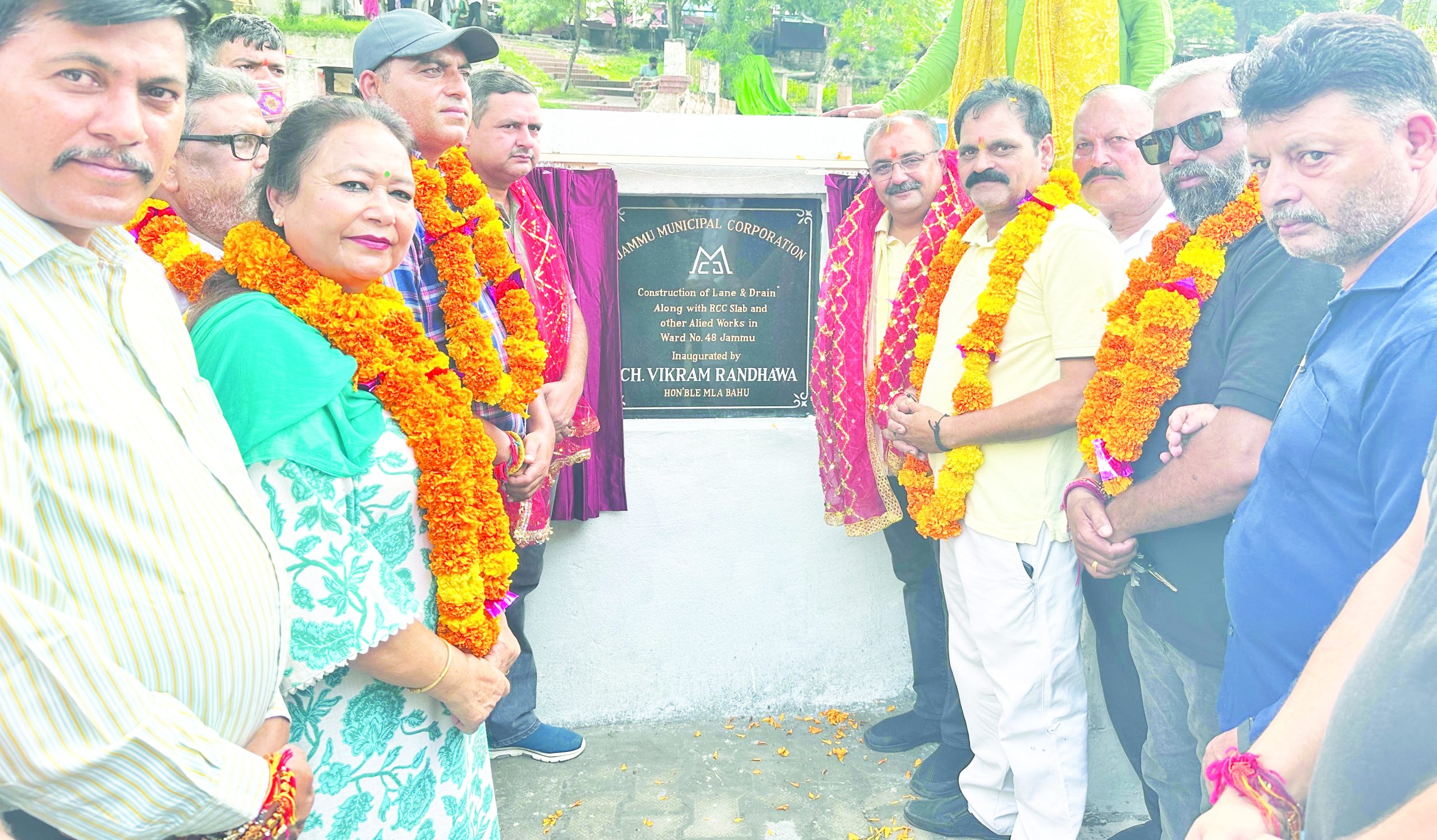 Randhawa inaugurates lane-drain work worth Rs 14 lakh, starts drain work worth Rs 27.93 lakh in Gorkha Nagar