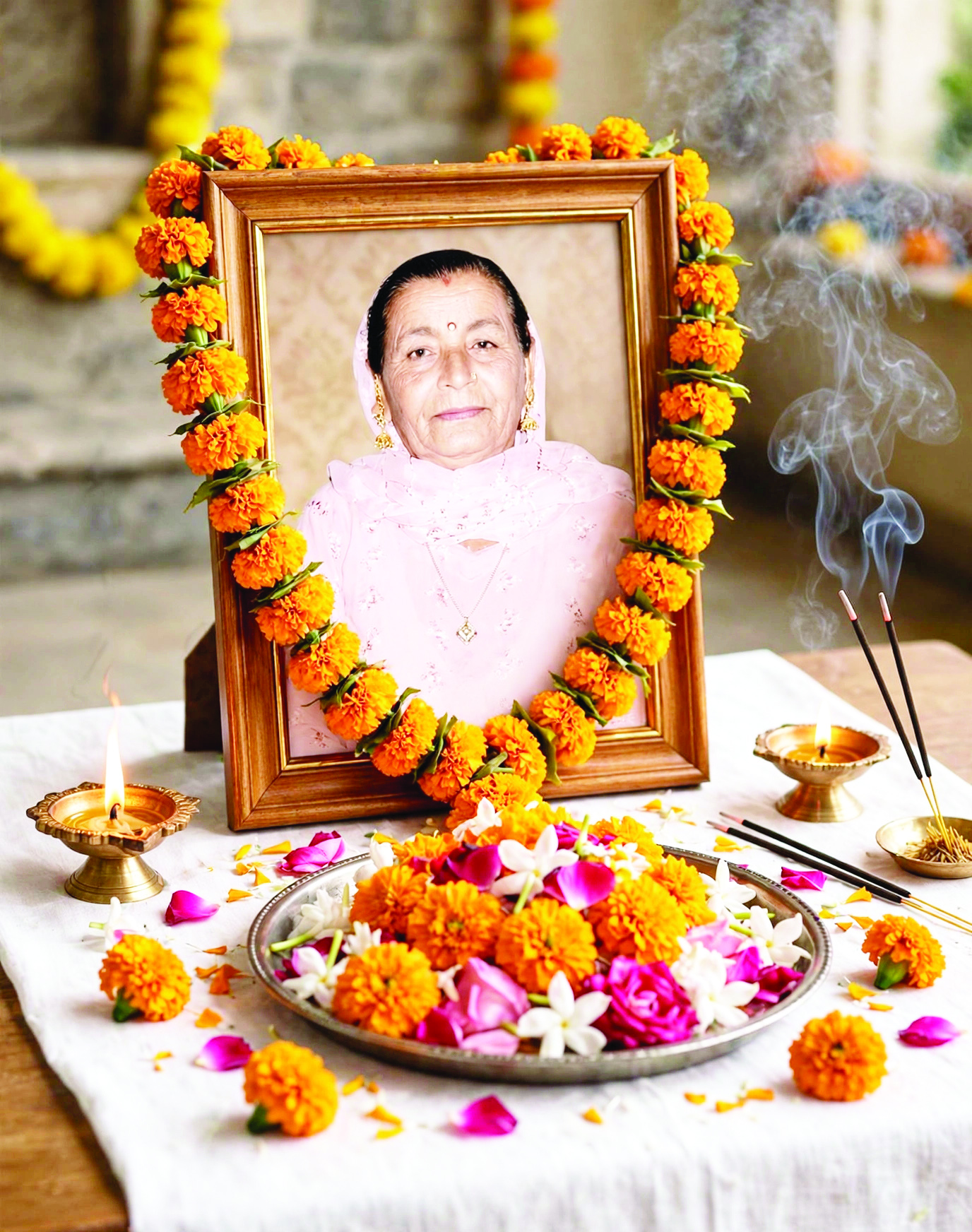 Rich Tributes paid to Dharmo Devi Rich Tributes paid to Dharmo Devi