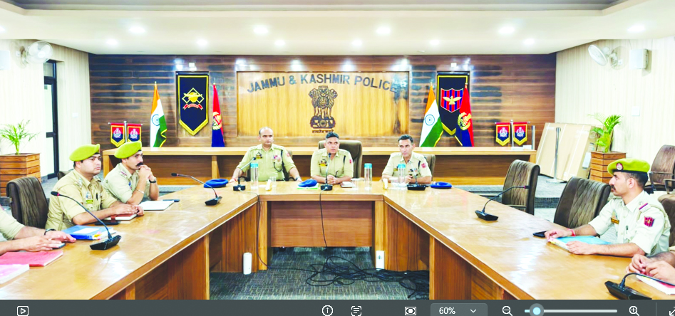 SP South Jammu reviews implementation of  “Know Your Beat Officer” initiative