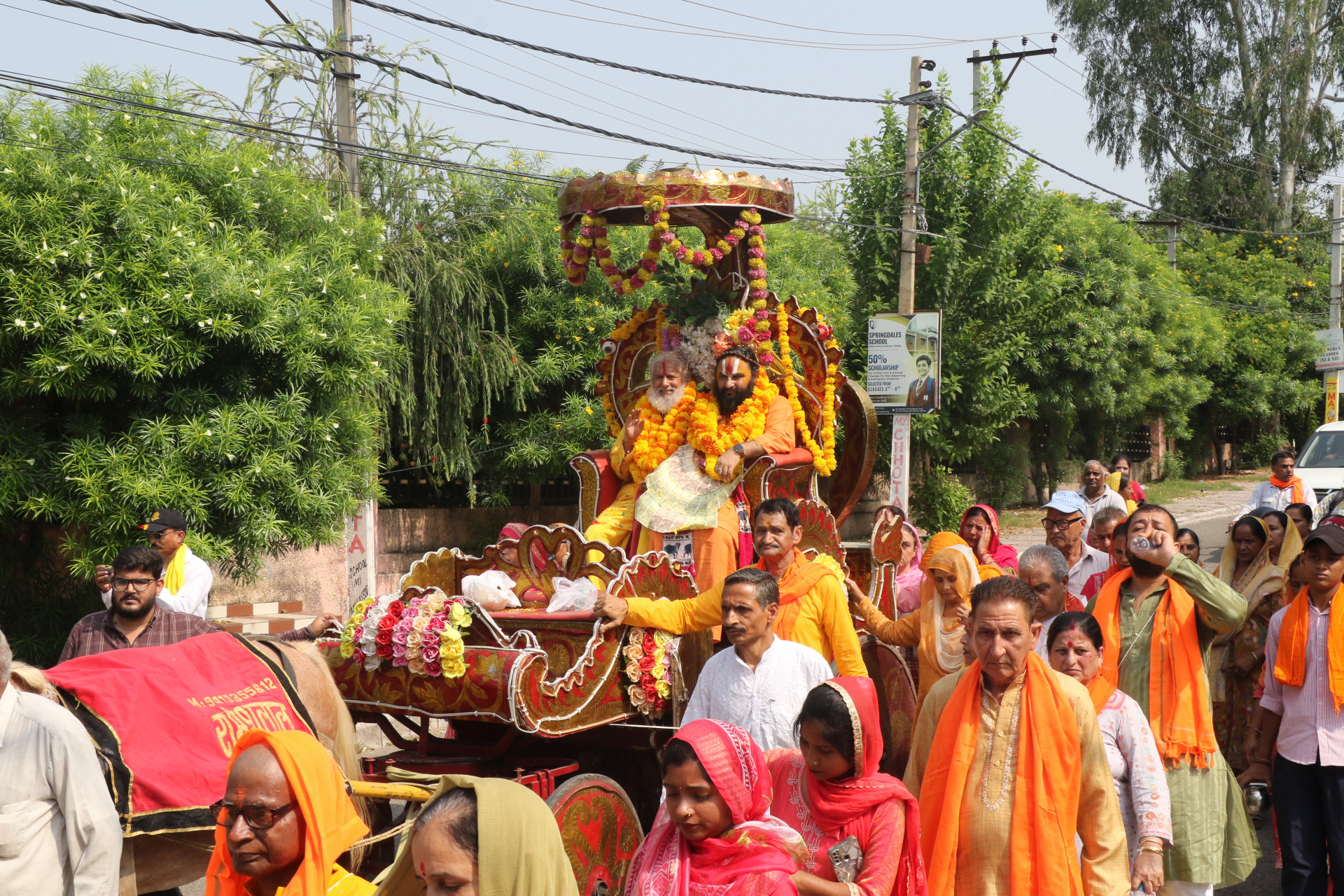 Sacred Kalash Yatra sets tone for 57th Shat Chandi Mahayagya at Paloura