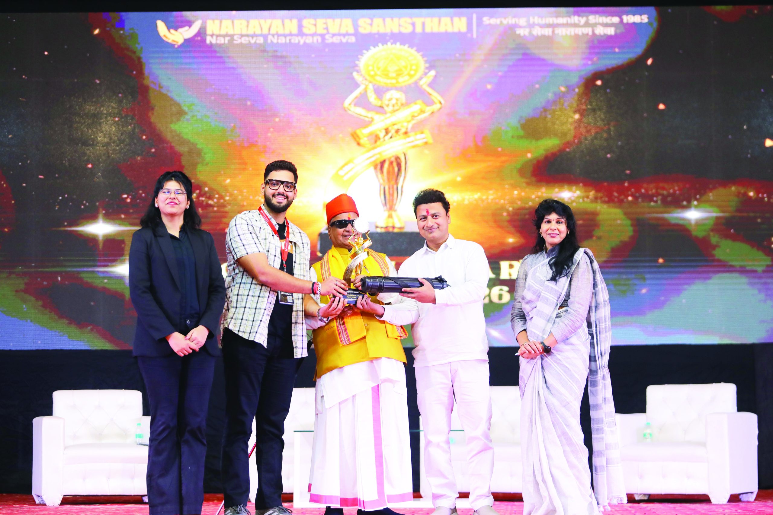 Sahaj Sabharwal honoured with Excellence in Literature & Social Impact Award 2026