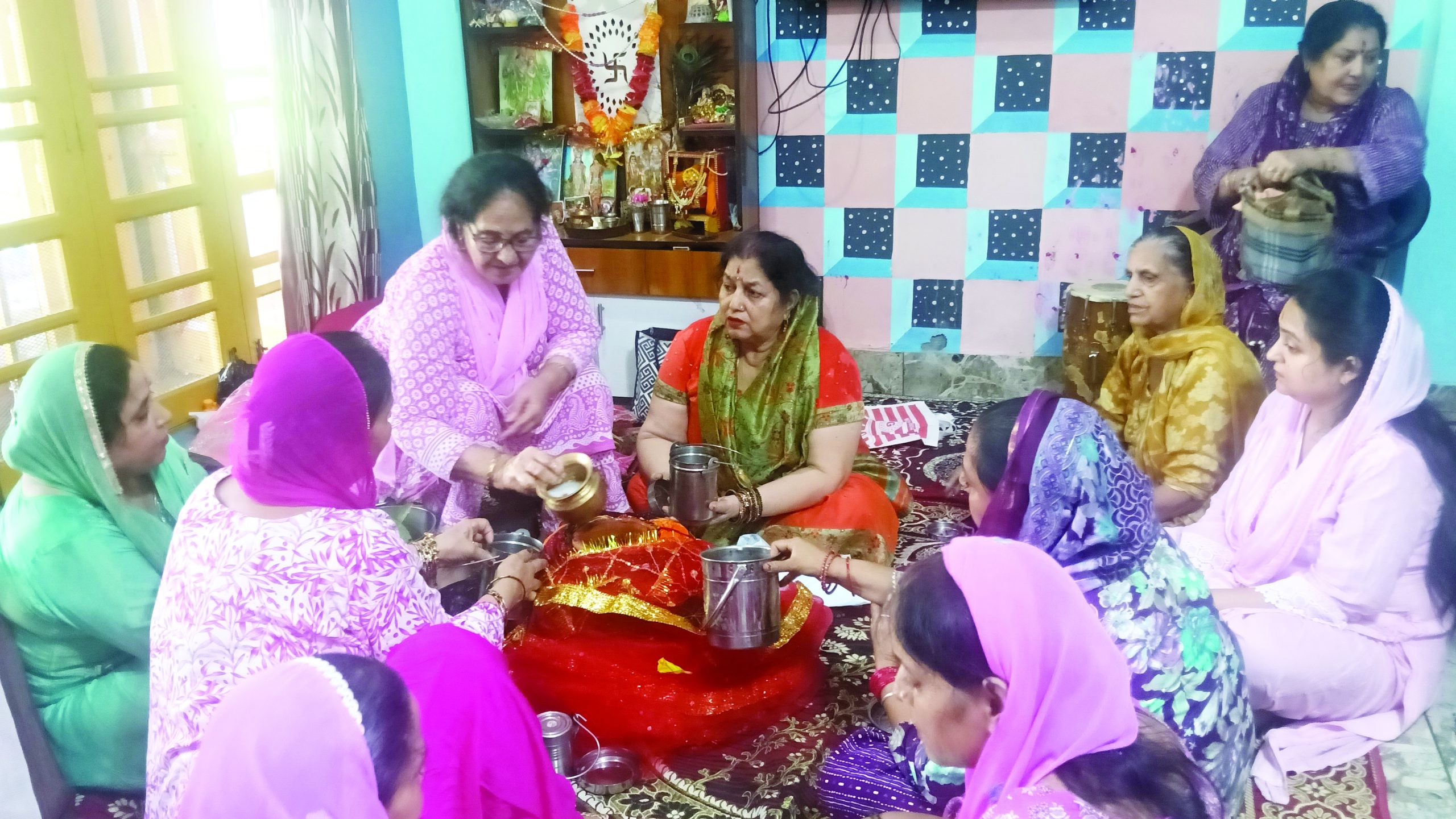 Shitala Mata Puja held at Mishra Residence in Basohli