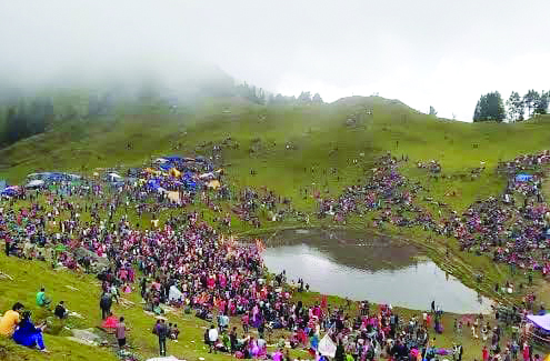 Three-day Chotta Manimahesh (Ram Rachna) Yatra begins in Doda Three-day Chotta Manimahesh (Ram Rachna) Yatra begins in Doda