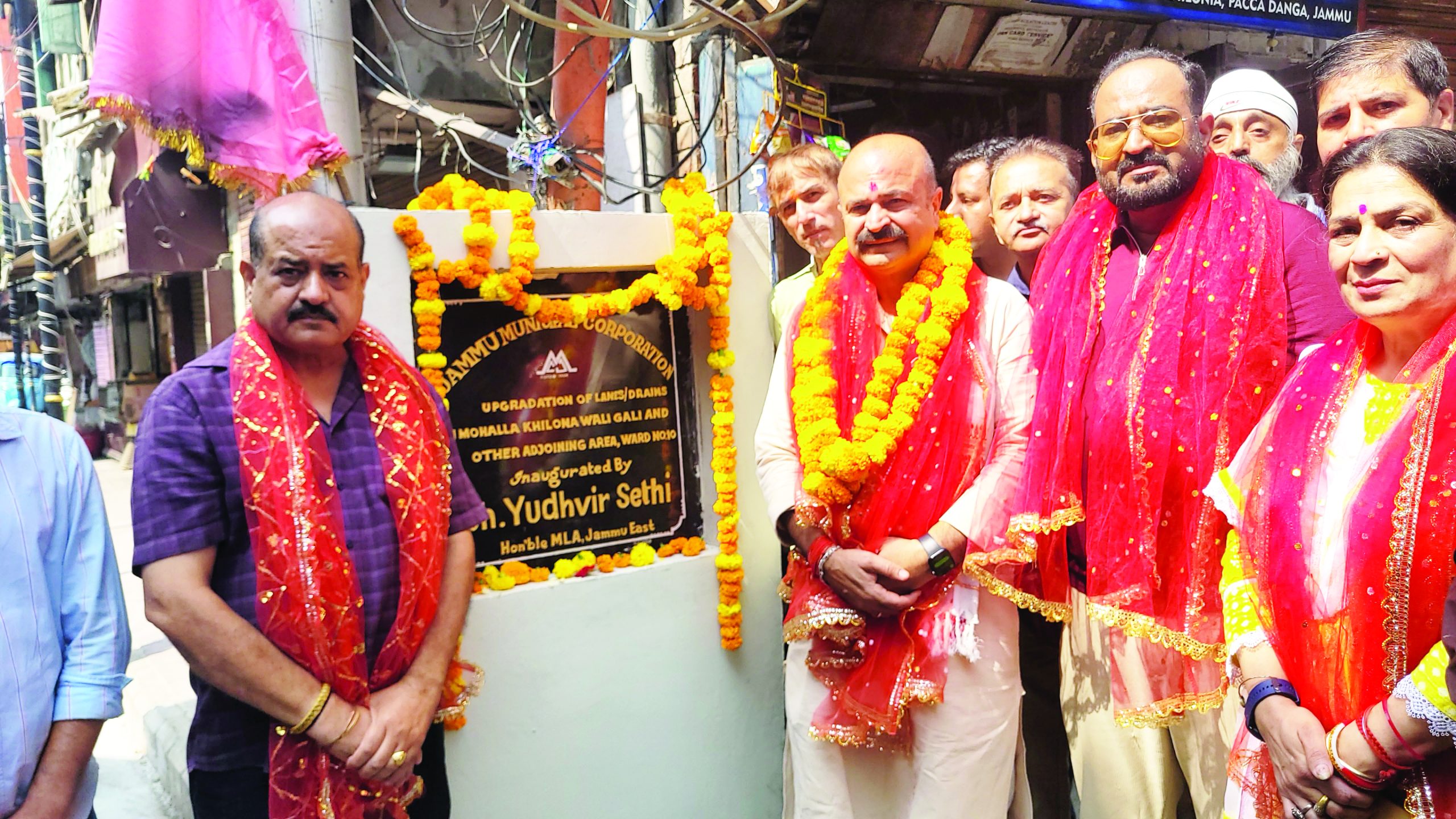 Yudhvir Sethi inaugurates Rs 50 lakh development works in Jammu East
