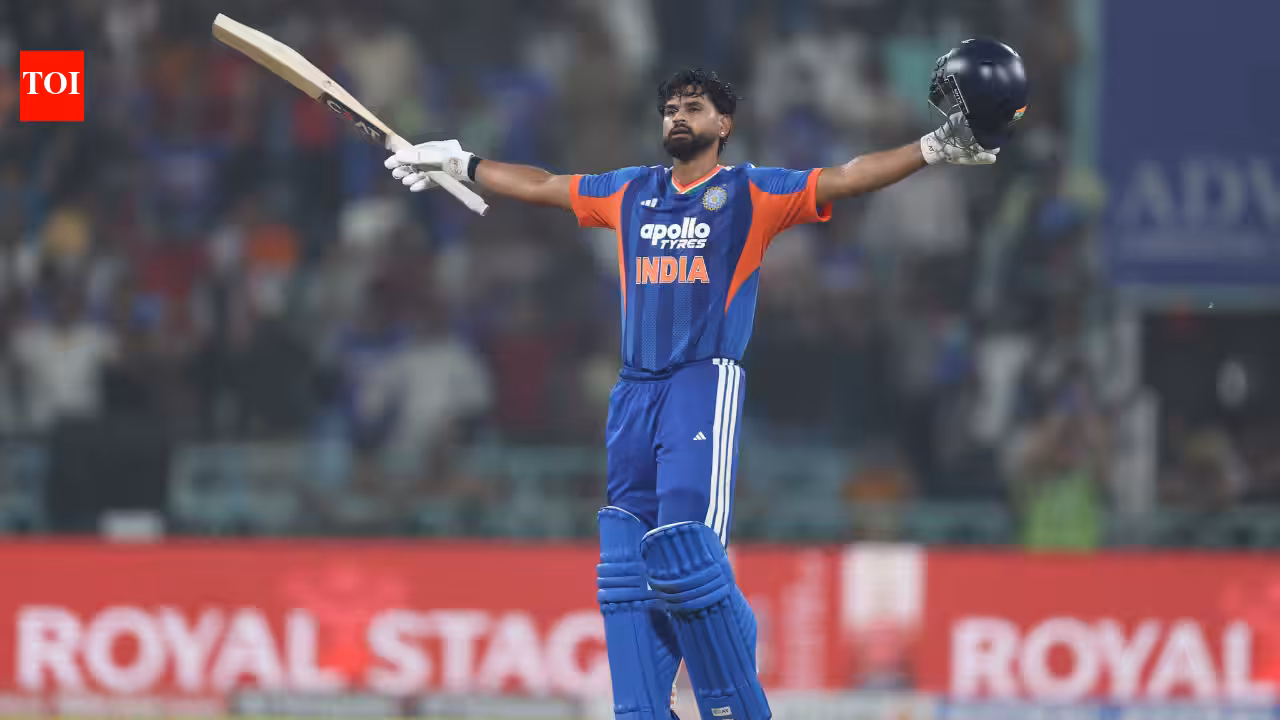 Shreyas Iyer’s maiden T20I century powers India to eight-wicket win over West Indies | Cricket News Shreyas Iyer’s maiden T20I century powers India to eight-wicket win over West Indies | Cricket News