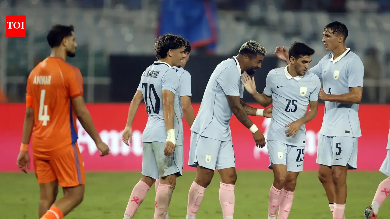 Anirudh Thapa goal a brief bright spot as Uruguay run riot against India | Football News