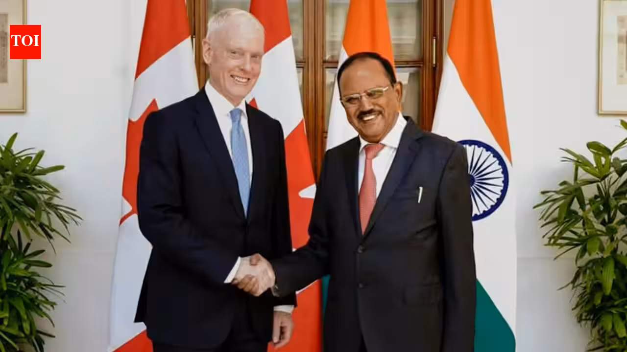 India Canada Trade Agreement: Amid Canada trade talks, NSAs discuss security coop | India News