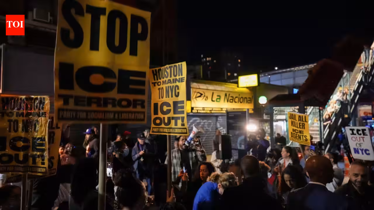 ‘ICE out of our neighbourhoods’: Shooting of Dominican man sparks protests in New York