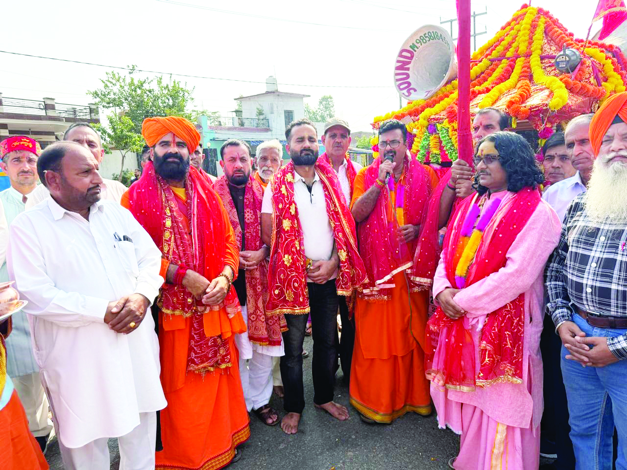 21st Annual Padal Yatra to Mata Vaishno Devi honoured at Kotli Shah Doula