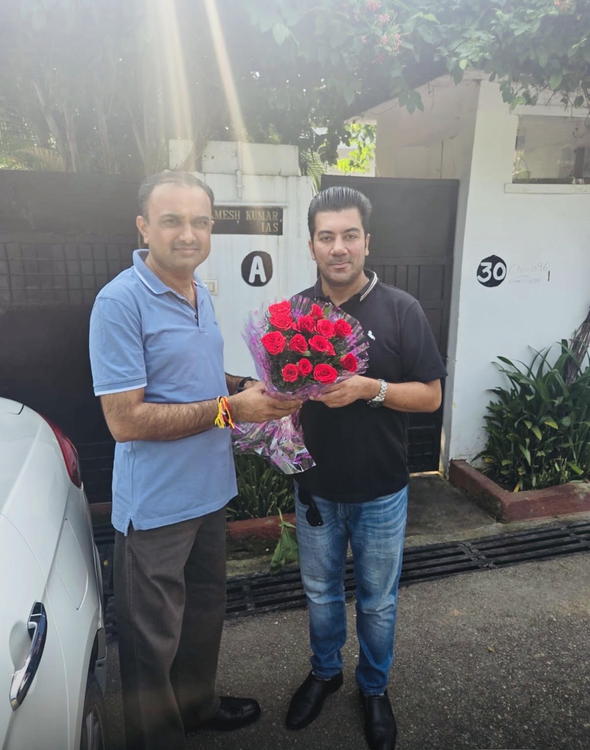 Abhinav Anand congratulates Ramesh Kumar on appointment as Commissioner Secretary Abhinav Anand congratulates Ramesh Kumar on appointment as Commissioner Secretary