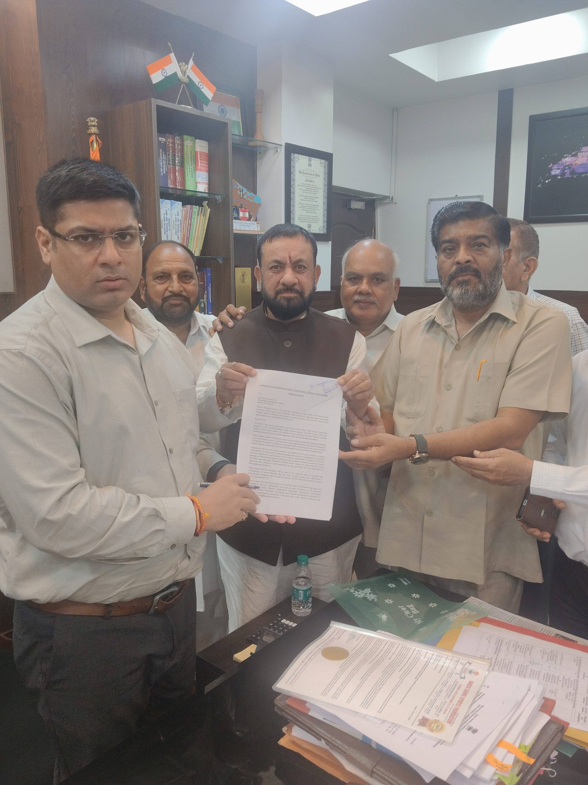 Apni Party Kissan Wing seeks comprehensive survey, adequate compensation for rain-hailstorm victims Apni Party Kissan Wing seeks comprehensive survey, adequate compensation for rain-hailstorm victims