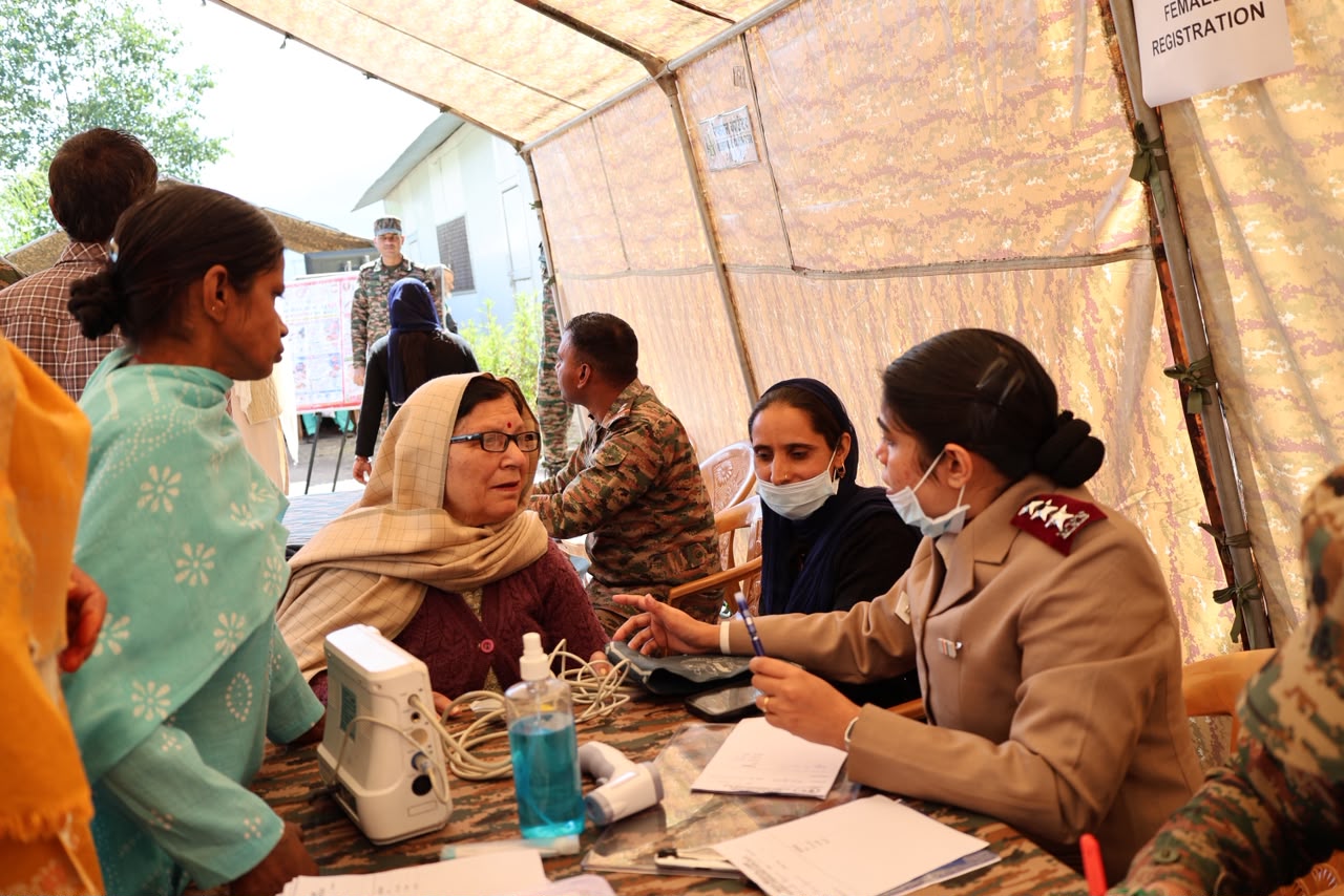 Army conducts medical camp at Basantgarh under Operation Sadbhavana
