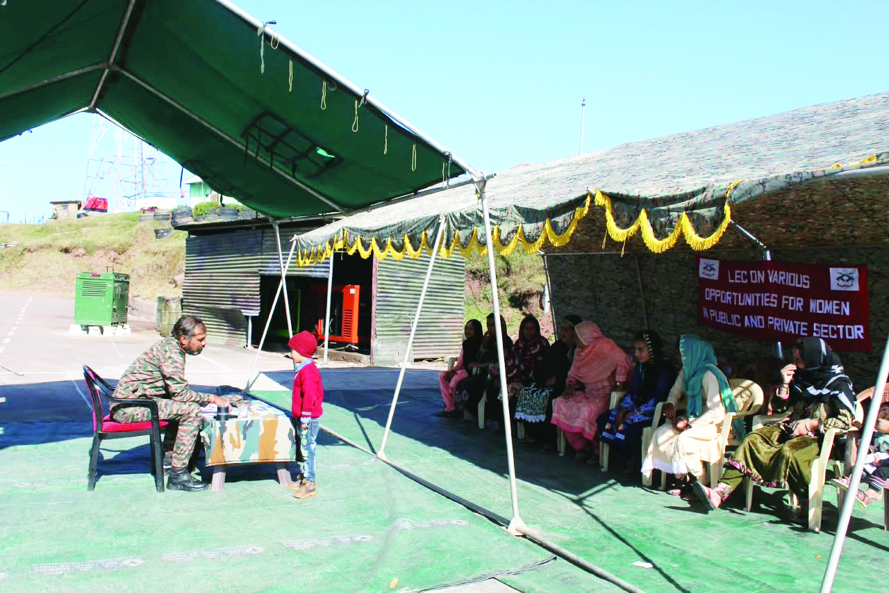 Army organises awareness lecture on career opportunities for women at Khanetar