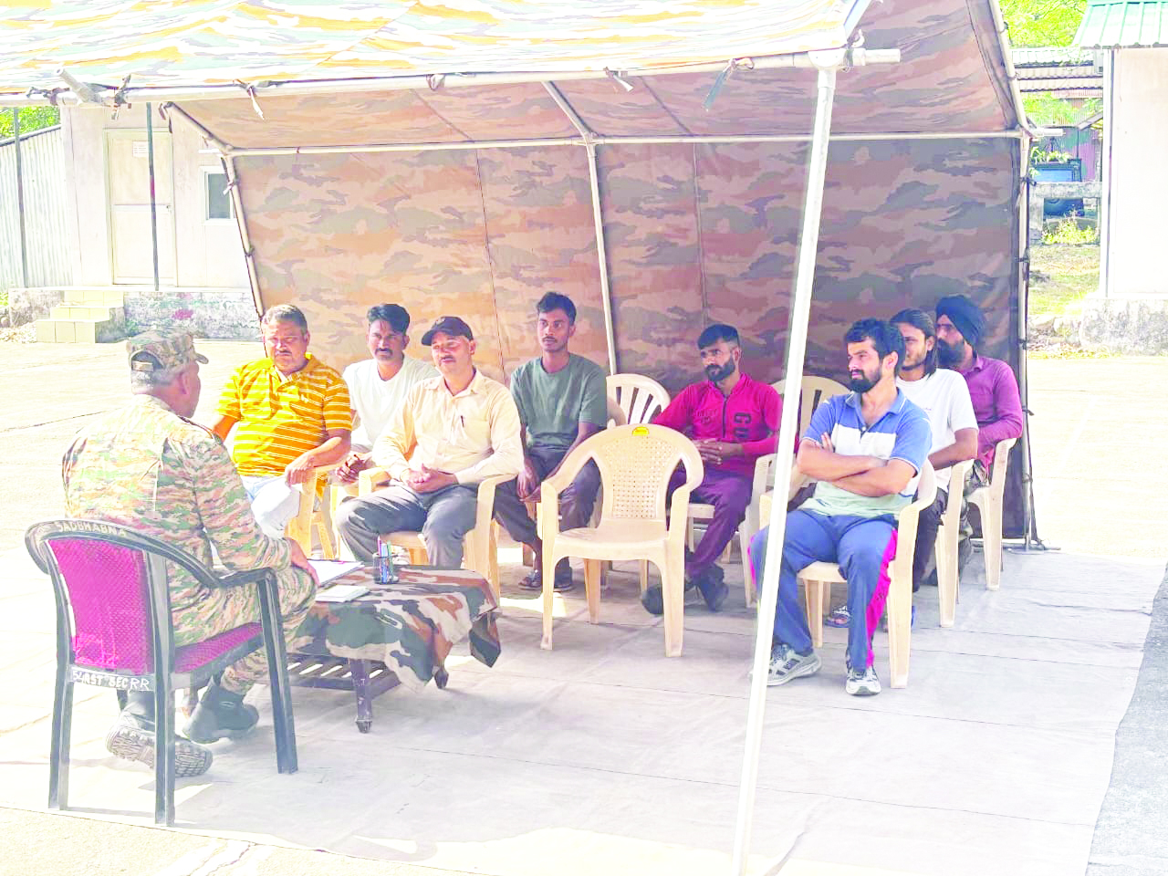 Army organizes ‘Chai Pe Charcha’ with Sarpanchs, Panchs at Tain