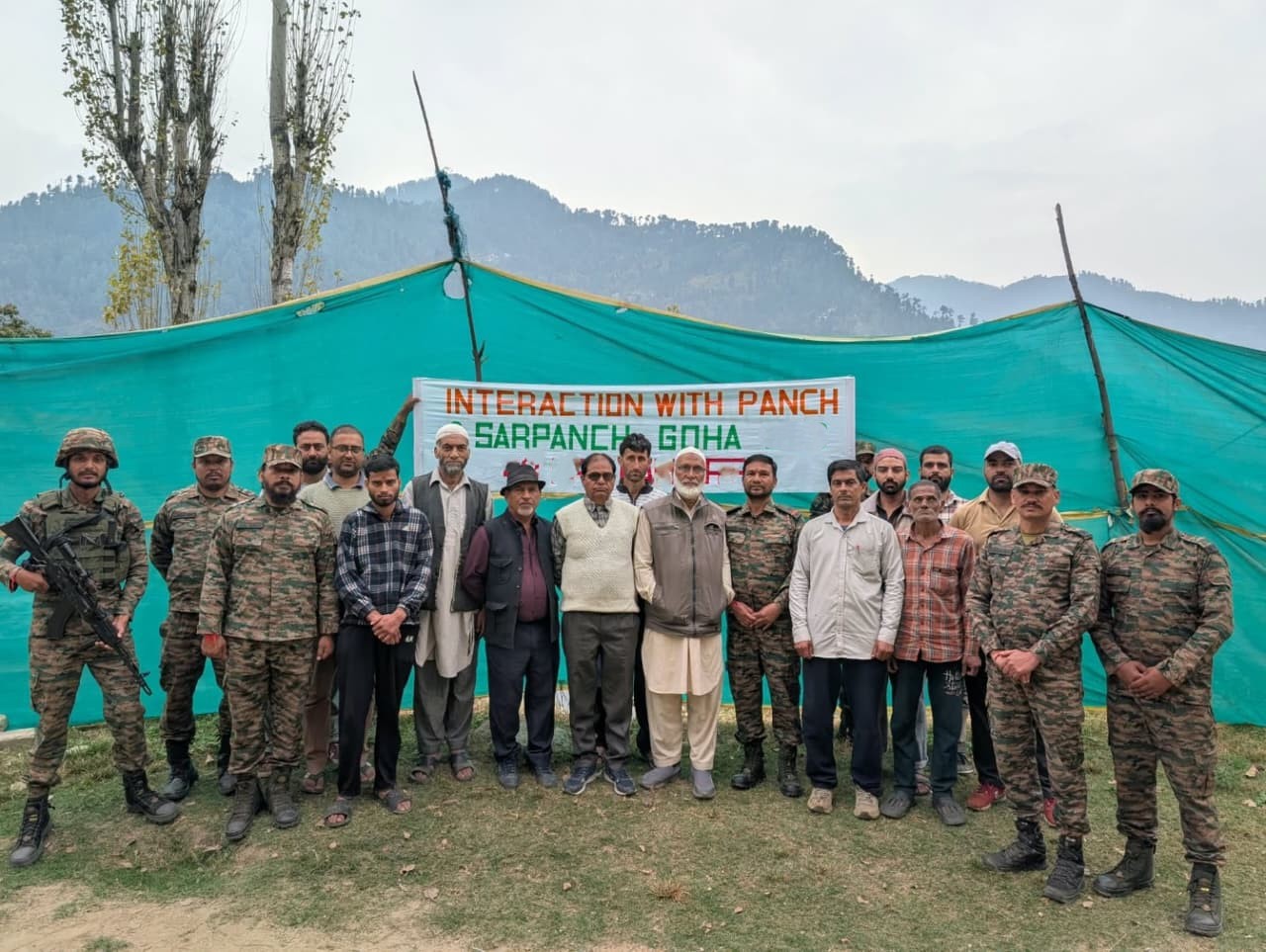 Army strengthens Army-Awam connect through Panch & Sarpanch meet at Goha