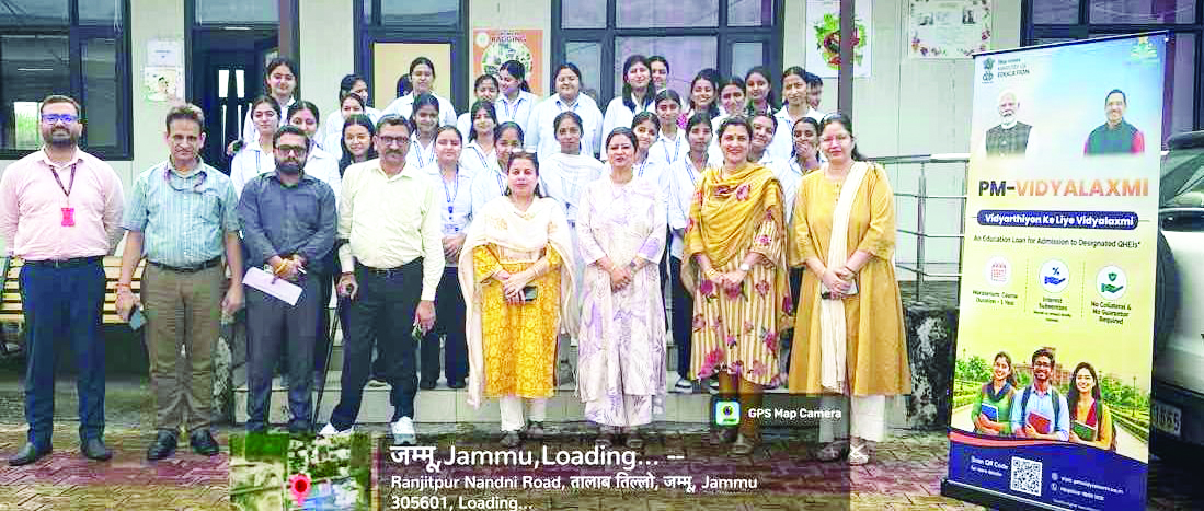 Awareness lecture on PM-Vidyalaxmi Scheme organised at GCW Bhagwati Nagar