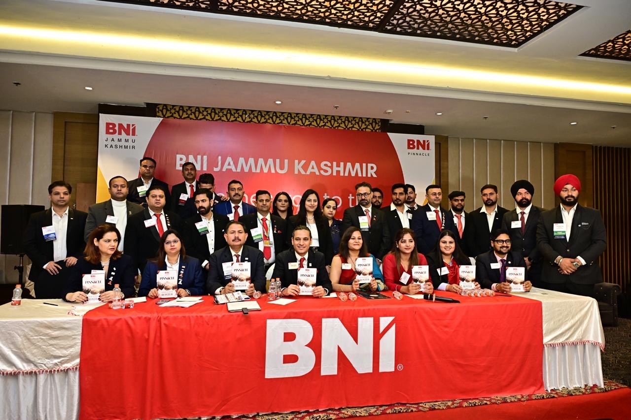 BNI launches seventh chapter in Jammu and Kashmir, unveils BNI Pinnacle