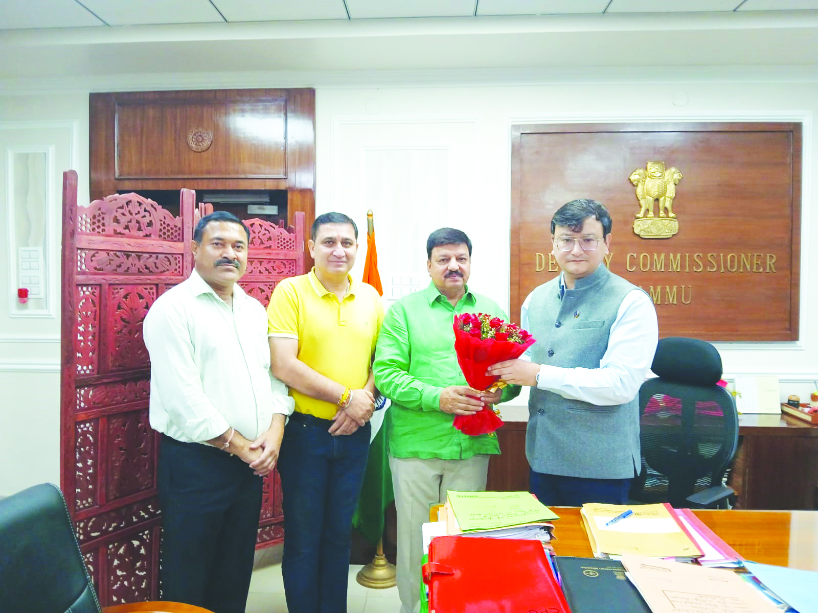CCI Jammu welcomes new Deputy Commissioner, raises traders’ concerns