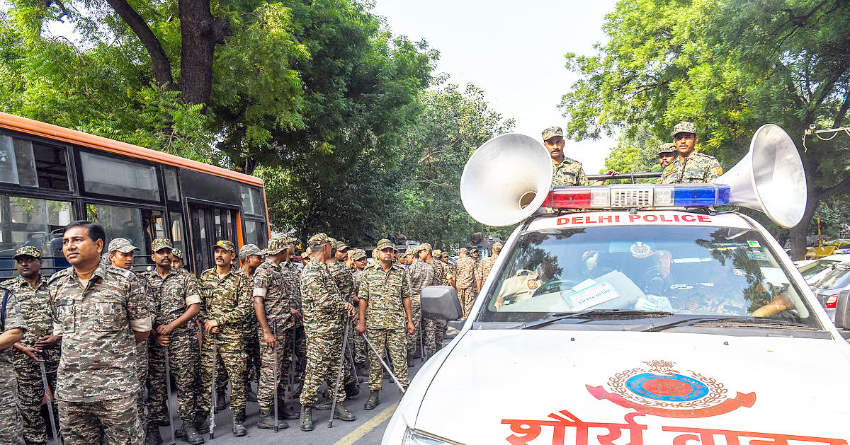 6,000 Cops, 220 Companies of CAPF, Expanded CCTV network in place for CJP’s ‘Tiranga’ March