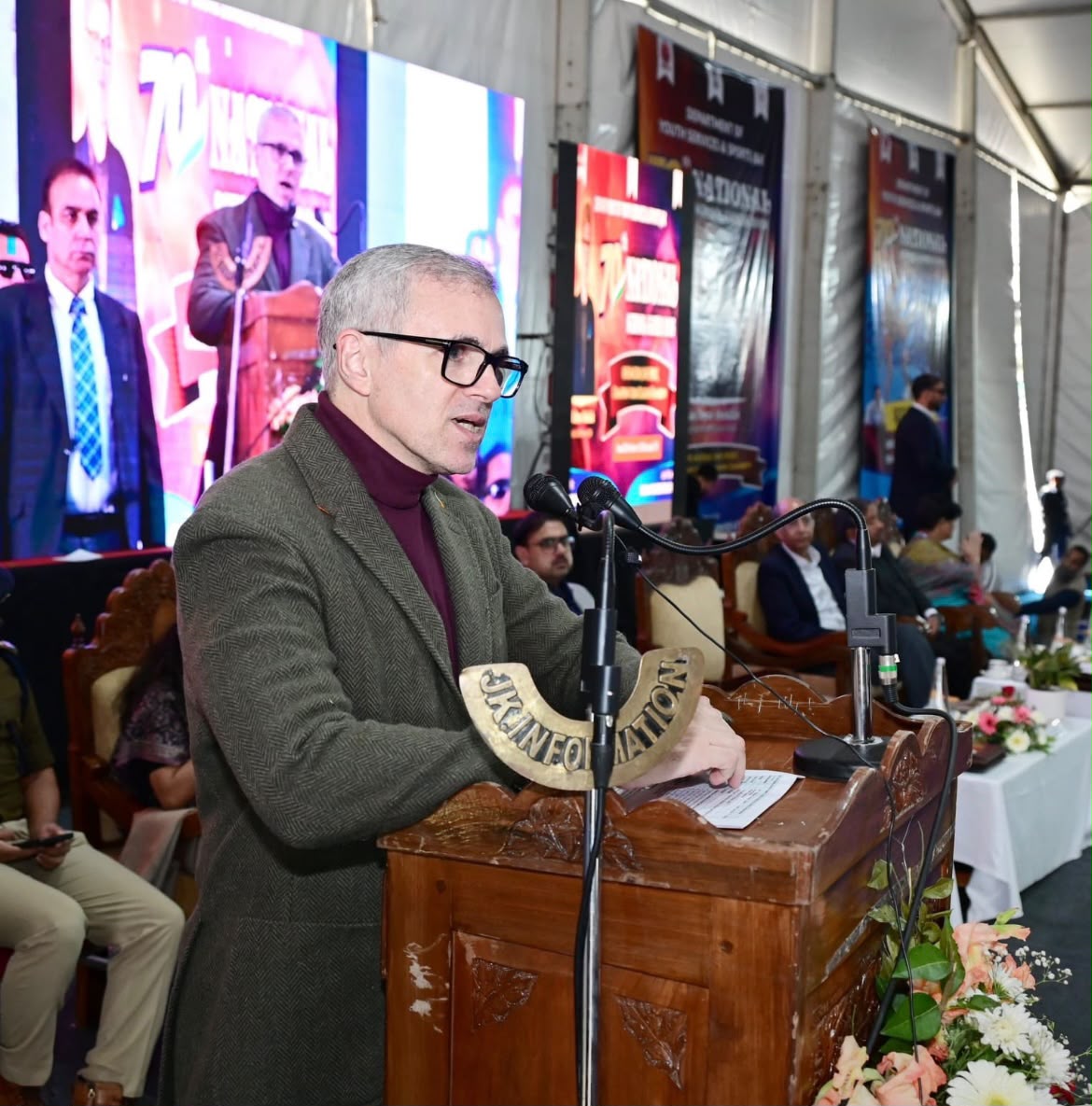 CM Omar Abdullah congratulates J&K Wushu, Taekwondo teams on winning National School Games trophies