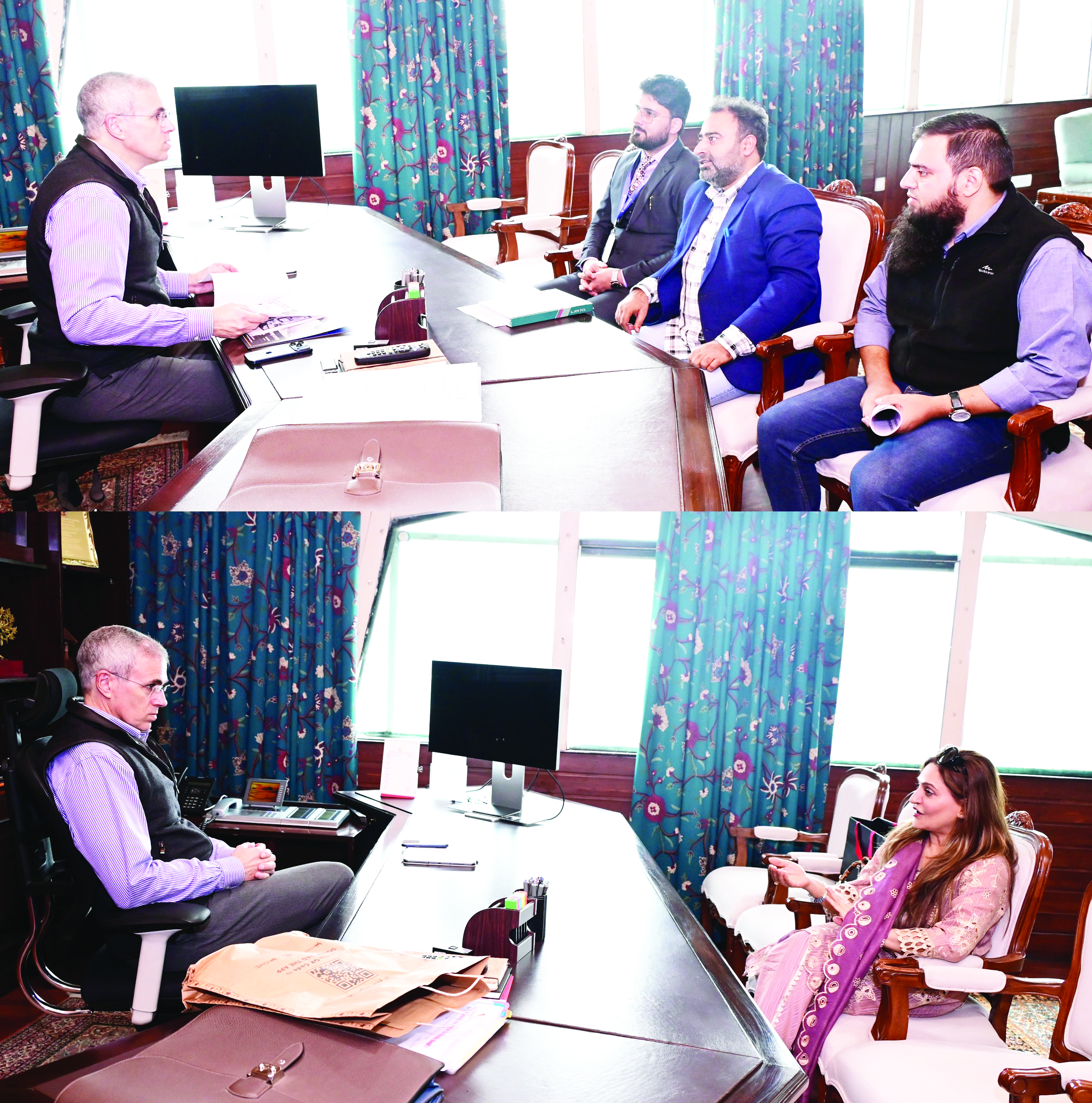 Chief Minister meets delegations, individuals at Civil Secretariat